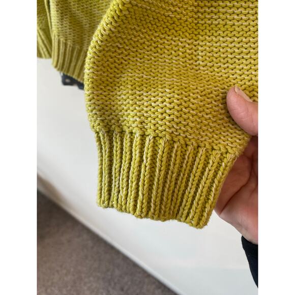 FIELD FLOWER ANTHROPOLOGIE KNIT SHIRT CARDIGAN SWEATER Polka Dot WOMENS SZ M - Picture 3 of 12